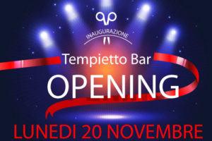 Inaugurazione Tempietto Bar