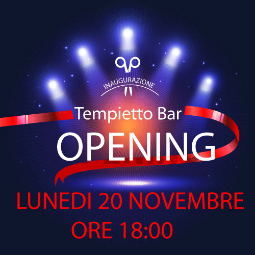 Inaugurazione Tempietto Bar